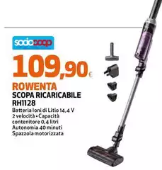 Rowenta - Scopa Ricaricabile RH1128