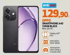 Oppo - A40 128GB Black