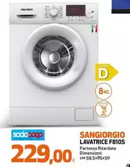 Lavatrice F810S
