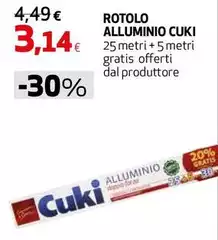 Cuki - Rotolo Alluminio