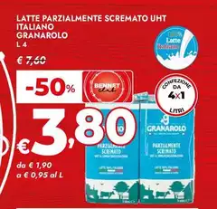 Granarolo - Latte Parzialmente Scremato UHT Italiano