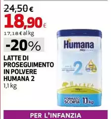 Humana - Latte Di Proseguimento In Polvere