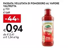 Valfrutta - Passata Vellutata Di Pomodoro Al Vapore