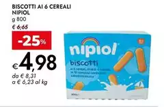 Nipiol - Biscotti Ai 6 Cereali