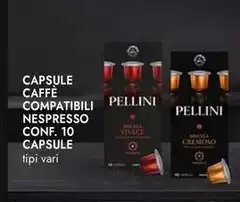 Pellini - Capsule Caffe Compatibili Nespresso