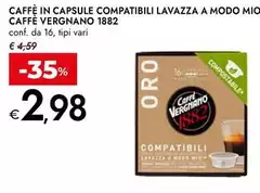 Caffè vergnano 1882 - Caffè In Capsule Compatibili Lavazza A Modo Mic