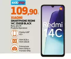Xiaomi - Smartphone Redmi 14C 256GB Black