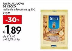 De Cecco - Pasta All'Uovo