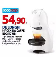 De Longhi - Macchina Caffè EDG110WB