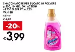 Vanish - Smacchiatore Per Bucato In Polvere