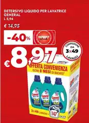 General - Detersivo Liquido Per Lavatrice