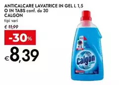 Calgon - Anticalcare Lavatrice In Gell 1,5 O In Tabs