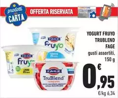 Fage - Yogurt Fruyo Trublend