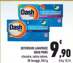 Dash - Detersivo Lavatrice Pods