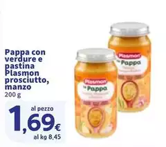 Plasmon - Pappa Con Verdure E Pastina Prosciutto, Manzo
