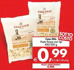 Casa milo - Pasta Fresca