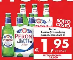 Peroni - Nastro Azzurro Birra Classica/ Zero