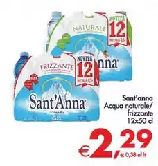 Sant'anna - Acqua Naturale/Frizzante