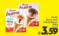Kinder - Bueno Cono Classico/bianco