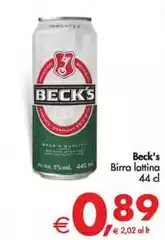 Becks - Birra Lattina