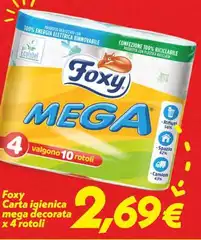 Foxy - Carta Igienica Mega Decorata