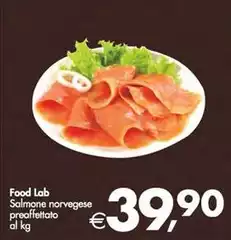 Food Lab -  Salmone Norvegese Preaffettato