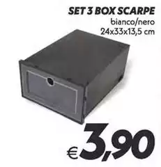 Set 3 Box Scarpe