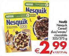 Nestlè - Nesquik Cereali Duo/ Waves/ Cioccolato