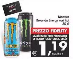 Monster - Bevanda Energy