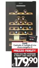 Candy -  Cantinata 41 Boîte Di Vino Classe Energetica G