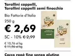 Bio Fattorie d'Italia - Tarallini Cappelli, Tarallini Cappelli Semi Finocchio