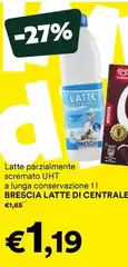 Brescia Latte Di Centrale - Latte Parzialmente Scremato UHT A Lunga Conservazione