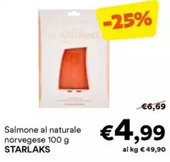 Starlaks - Salmone Al Naturale Norvegese