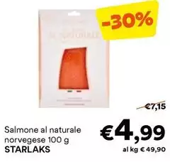 Starlaks - Salmone Al Naturale Norvegese