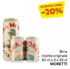 Moretti - Birra Ricetta Originale