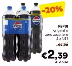 Pepsi - Original O Zero Zucchero