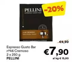 Pellini - Espresso Gusto Bar N°46 Cremoso