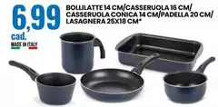 Bollilatte 14 Cm/casseruola 16 Cm/casseruola