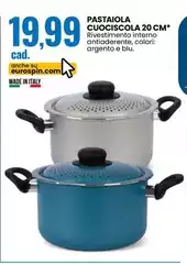 Blu - Pastaiola Cuociscola 20 Cm