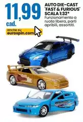 Scala - Auto Die-Cast Fast & Furious  132°