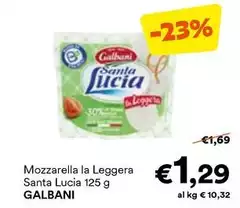 Galbani - Mozzarella La Leggera Santa Lucia