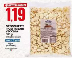 Vecchia torre - Orecchiette Ricetta Bari