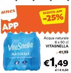 Vitasnella - Acqua Naturale
