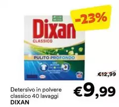 Dixan - Detersivo In Polvere Classico 40 Lavaggi