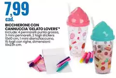 Bicchierone Con Cannuccia Gelato Lovers