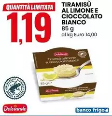 Dolciando - Tiramisù Al Limone E Cioccolato Bianco