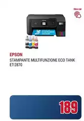 Epson - Stampante Multifunzione Eco Tank ET-2870