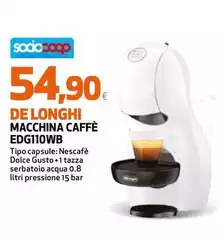 De Longhi - Macchina Caffè EDG110WB