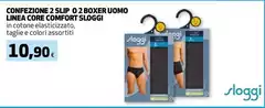 Linea - Confezione 2 Slip O 2 Boxer Uomo  Core Comfort