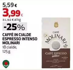 Molinari - Caffè In Cialde Espresso Intenso